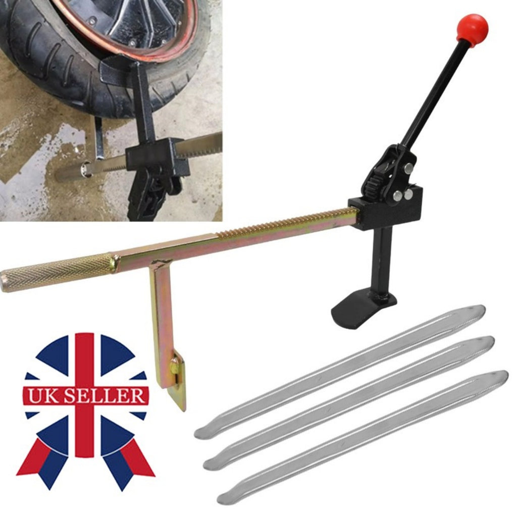 Outil de garage pour moto de rechange de pneus portatifs