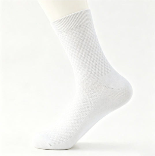 Chaussettes mi-calf escamotables et respirantes pour hommes