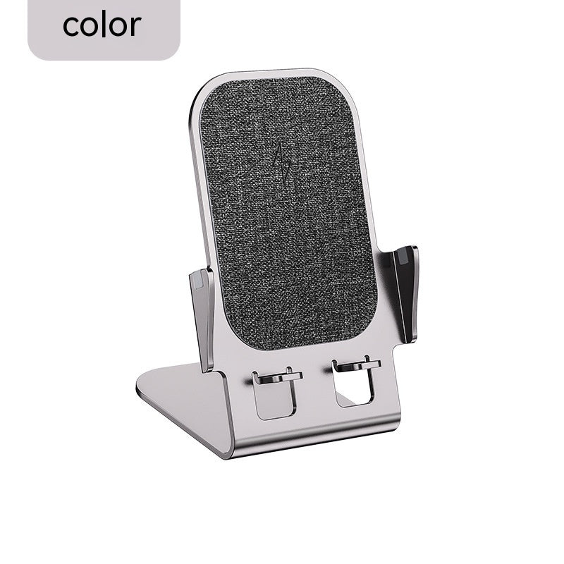 Support de bureau mobile en métal charge rapide
