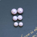 White Perfect Circle Strong Light Fine Micro Flaw Perle Bare Pearl presque impeccable