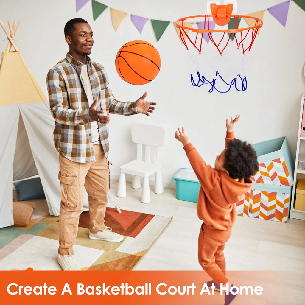Basketball silencieux avec mousse de rotule Bouncing Basketball silencieux Foa haute densité non revêtue