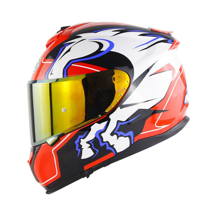 Casque de moto Full Face Riding Double Lens Casque de moto Full Cover