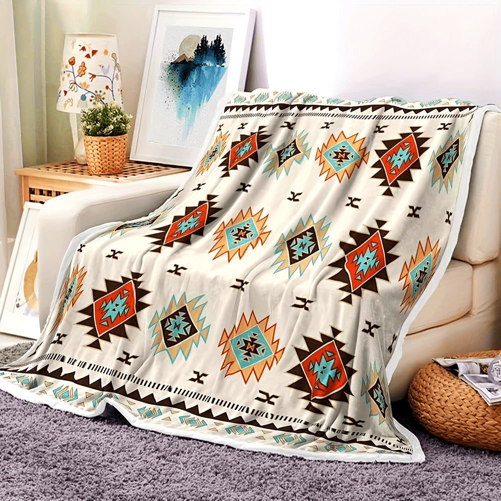 Blanket de style bohème pour literie confortable