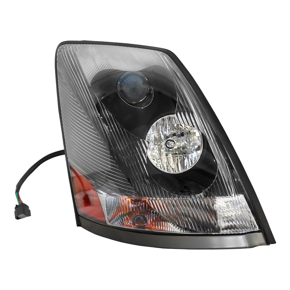 Pour Volvo VNL 2004-2017 Camion Black Projector Halogen Headlight droit Passager