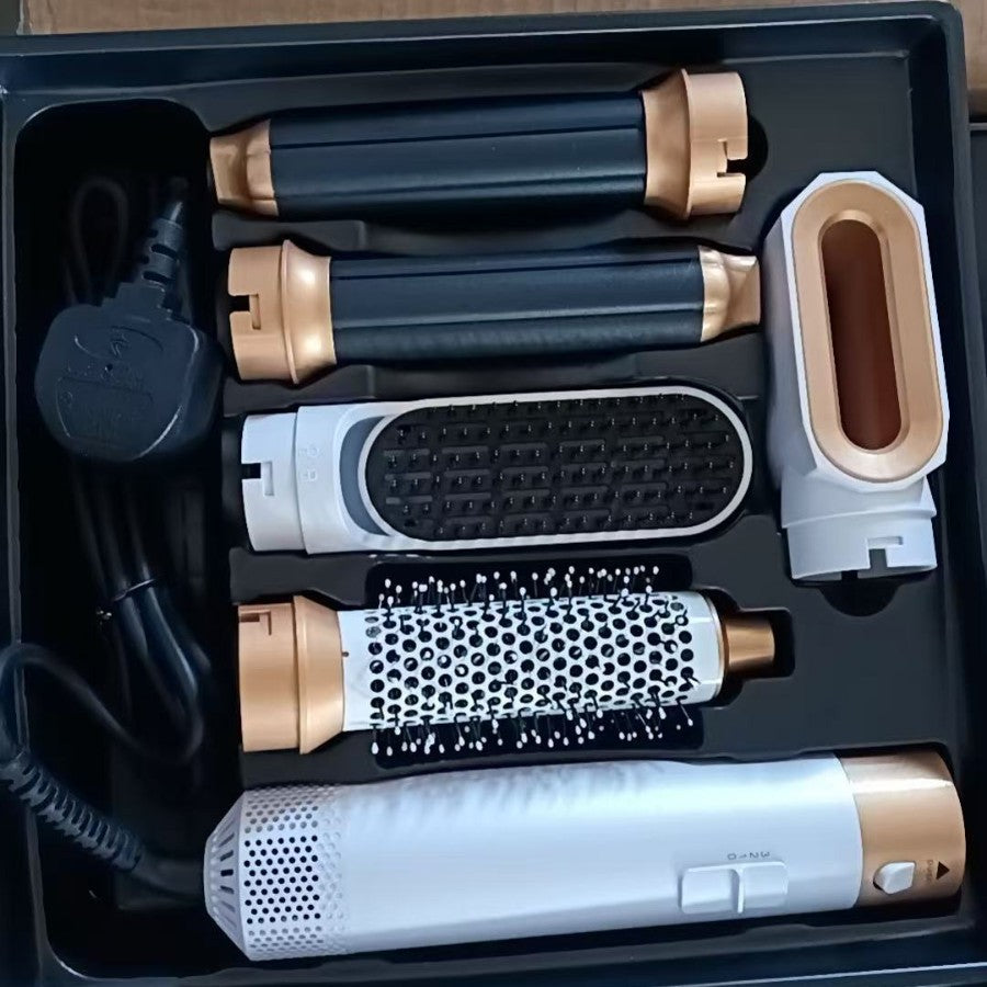 5-en-1 Multifonctionnel maison tout-en-un sèche cheveux et de curling fer avec curling automatique