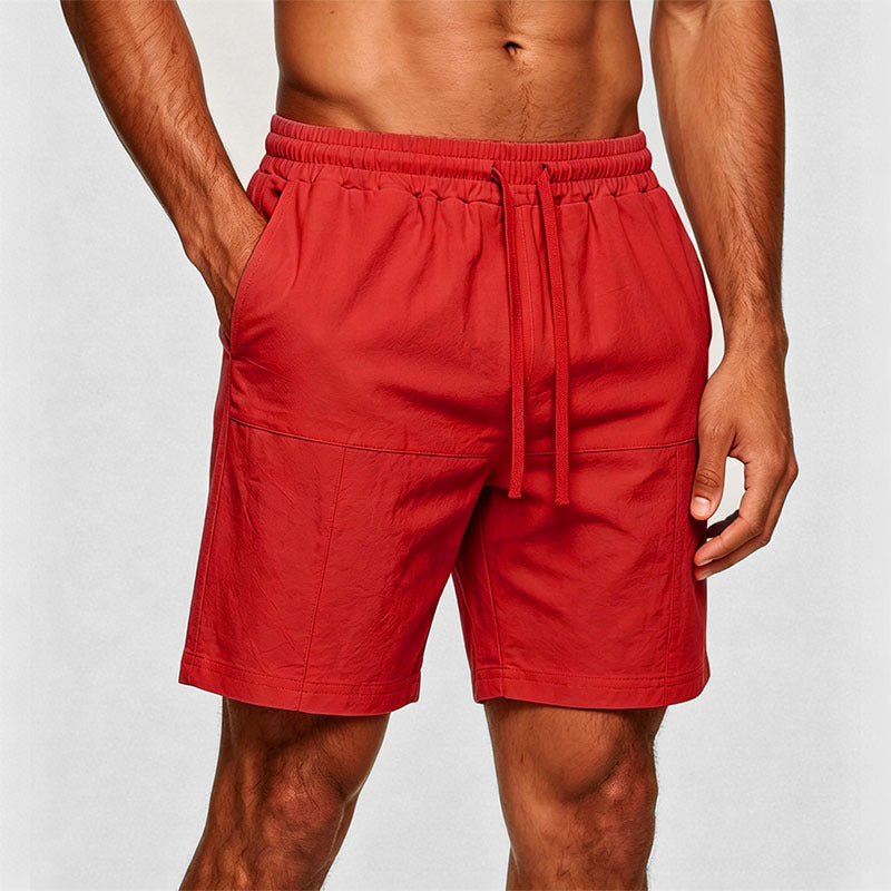 Short en lin d'été pour homme Européen et American Plus Tailles Short casual pour homme