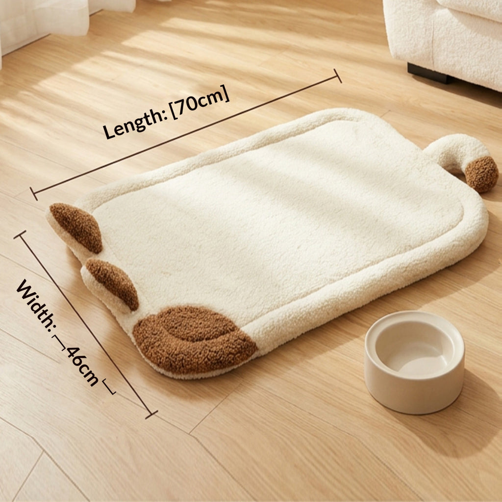 Coussin chien Coussin animal Coussin doux peau-friendly machine lavable style Lambskin animal Coussin animal