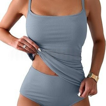 Maillot de bain bicolore et sexy