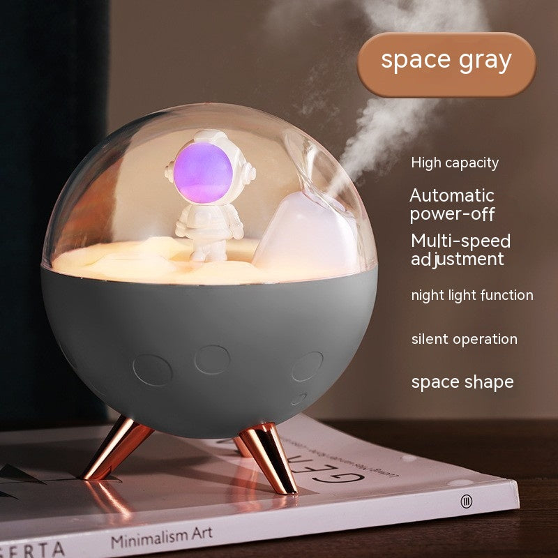 Chambre à coucher hydratant Usb Bureau sans fil Petit spray Spaceman Humidificateur