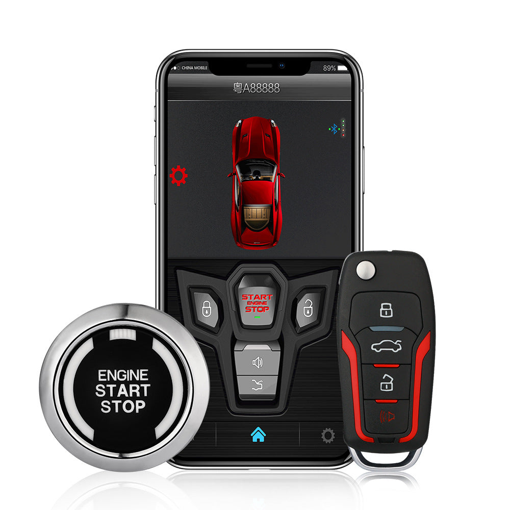 Télécommande mobile Télécommande monodirectionnelle Un bouton pour démarrer l'alarme de voiture
