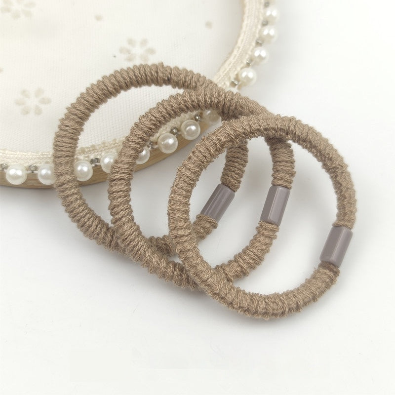 Simple haute élastique bande de cheveux pour les femmes cheveux bandes de cheveux en cuir plus petit