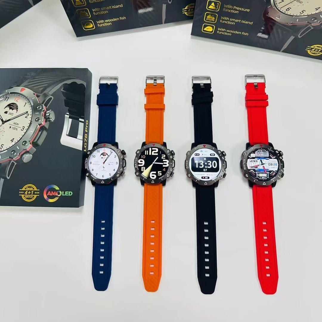 Bluetooth Smart Call Watch Heart Rate Blood Pressure Sport Style