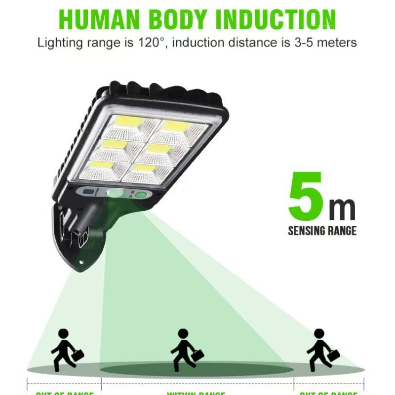 Lumière LED solaire extérieure de haute luminosité