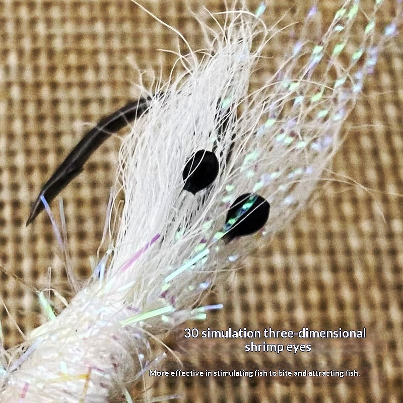Crevettes de soie de glace Lumineux Lure Poisson