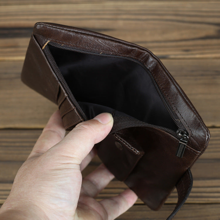 Portefeuille de femmes multi-cartes en cuir véritable