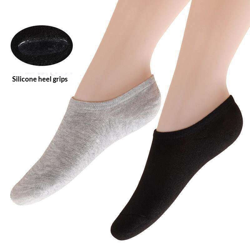 Chaussettes invisibles Chaussettes d'été respirantes en couleur solide