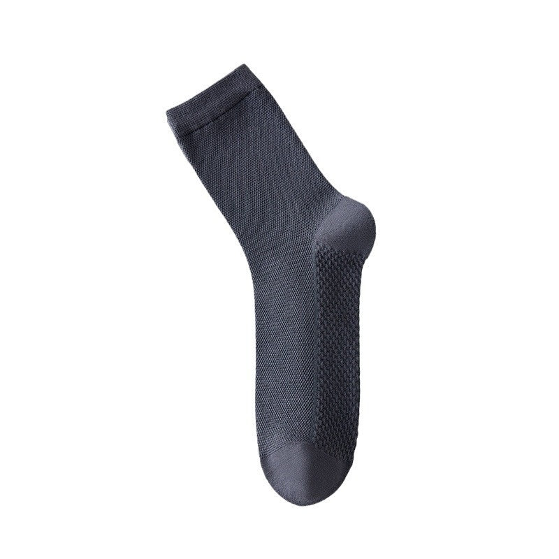 Chaussettes en coton pur respirant Mesh Long Business