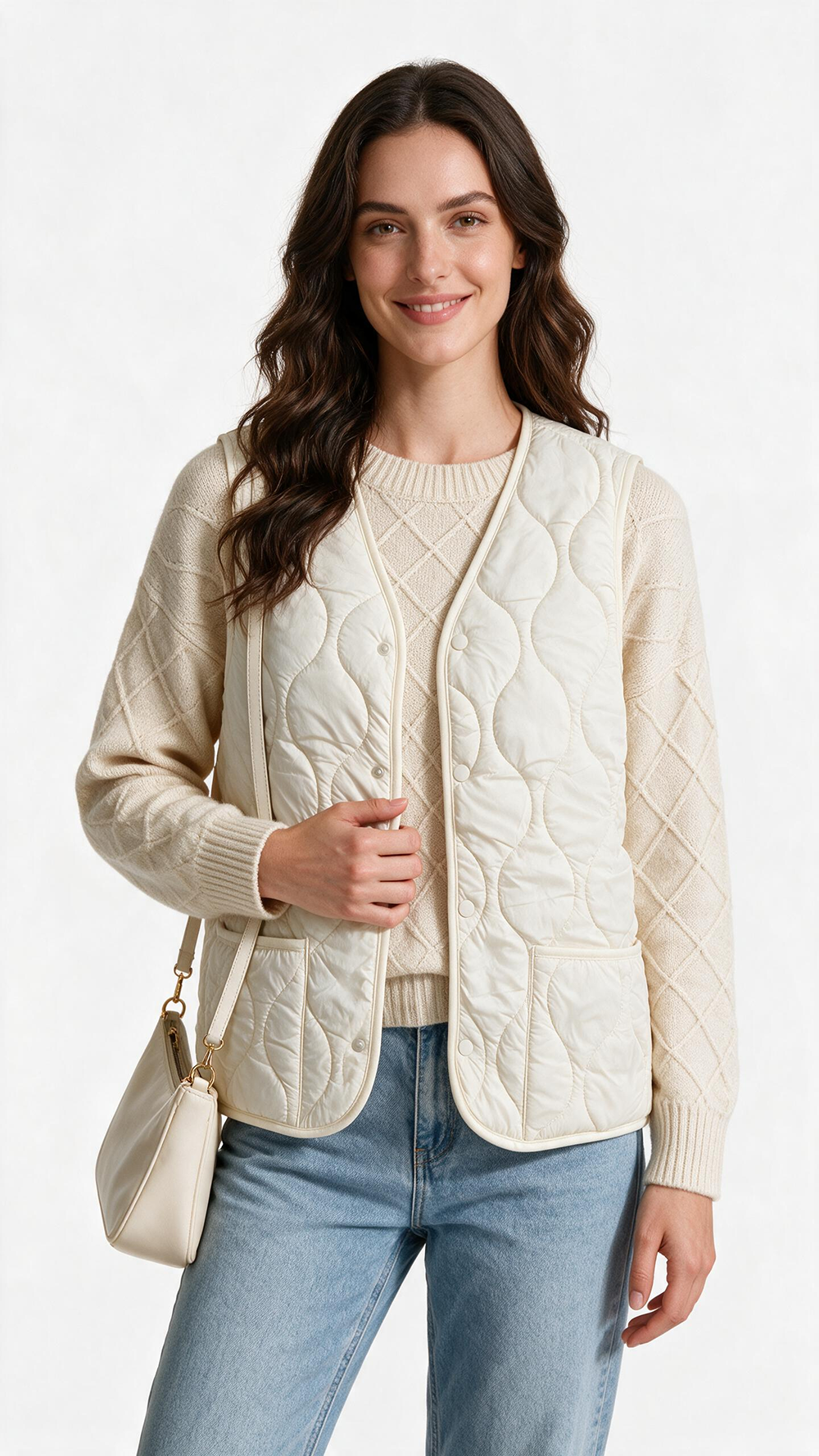 Veste de puffer matelassée pour femmes