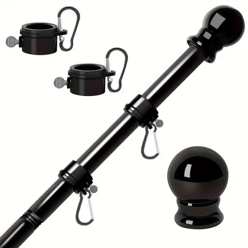 Mur suspendu extérieur 18 M 6ft Cinq sections en acier inoxydable Flagpoles
