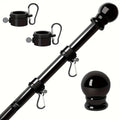 Mur suspendu extérieur 18 M 6ft Cinq sections en acier inoxydable Flagpoles