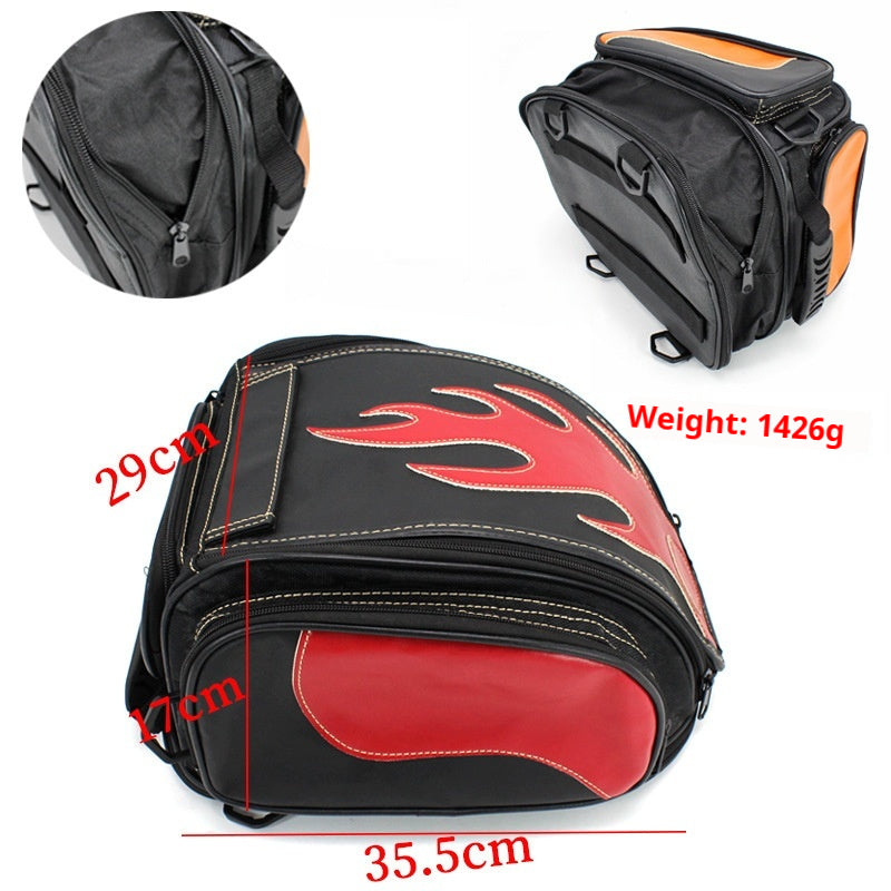 Rétro moto Tail Bag Rangement de casque Étanche