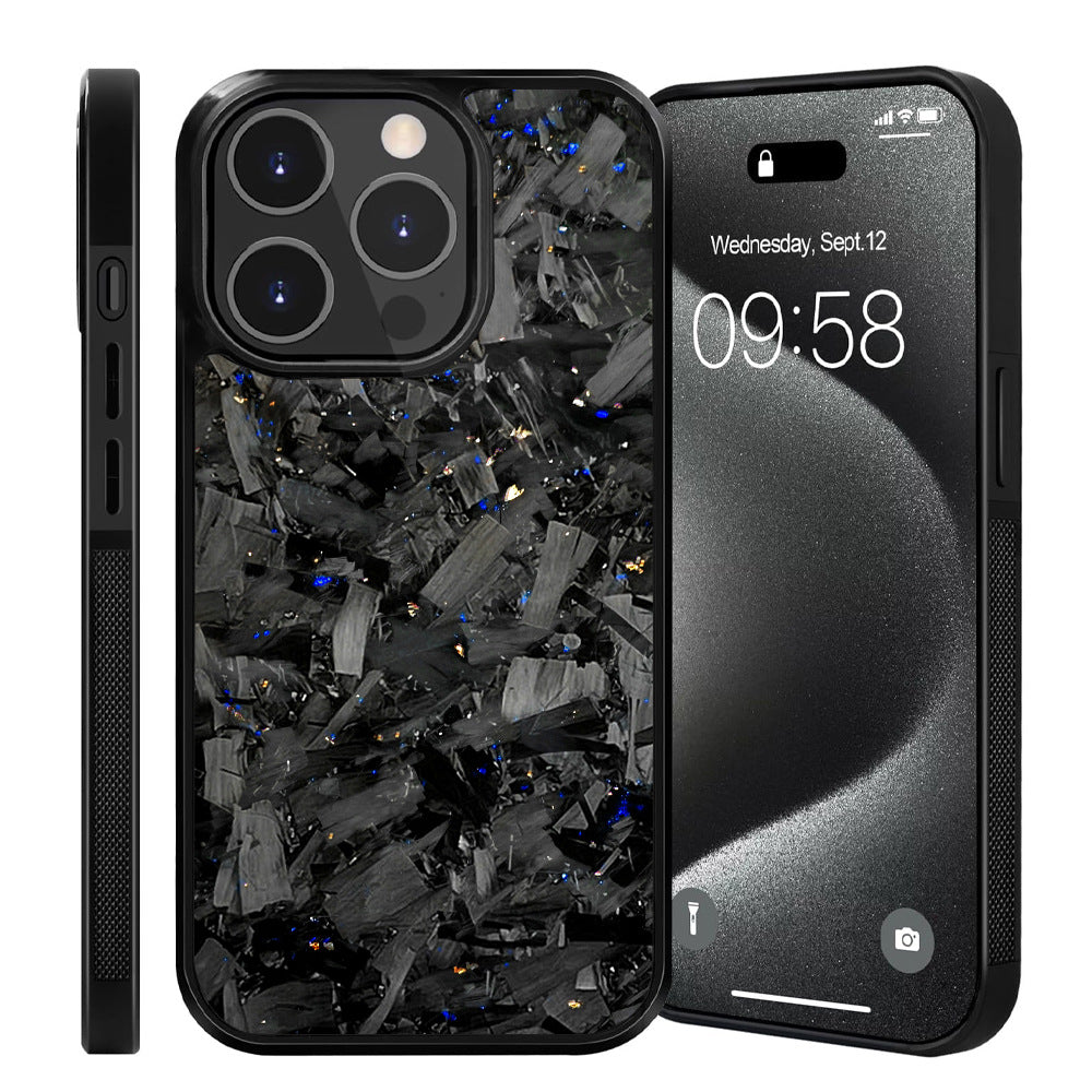 Boîtier de téléphone anti-goutte en fibre de carbone