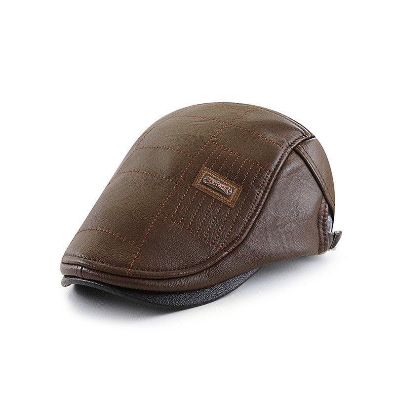 Chaud de cap en cuir avec cap en cuir PU fashionable