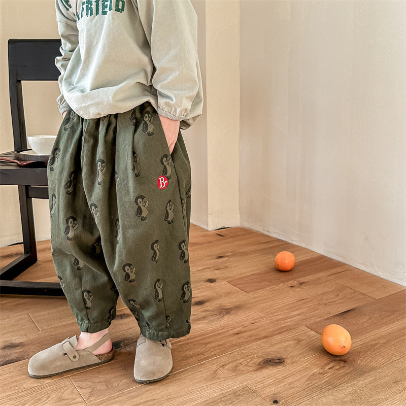 Pantalons à l'occasion de Harem Radish imprimés pour enfants