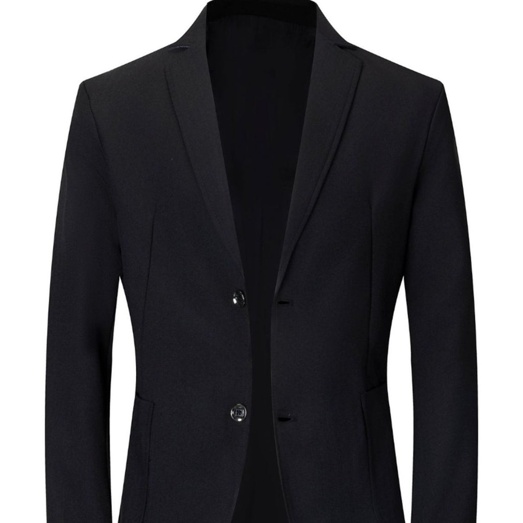 Costume mince en couleur unie
