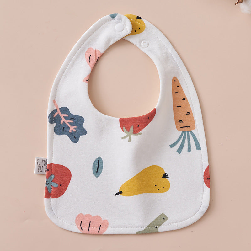 Bébés Pure coton U-forme Bib imperméable Bébé Bib