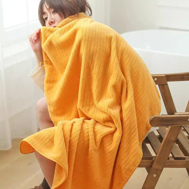 Toile de bain extra large et épaisse pour le corail