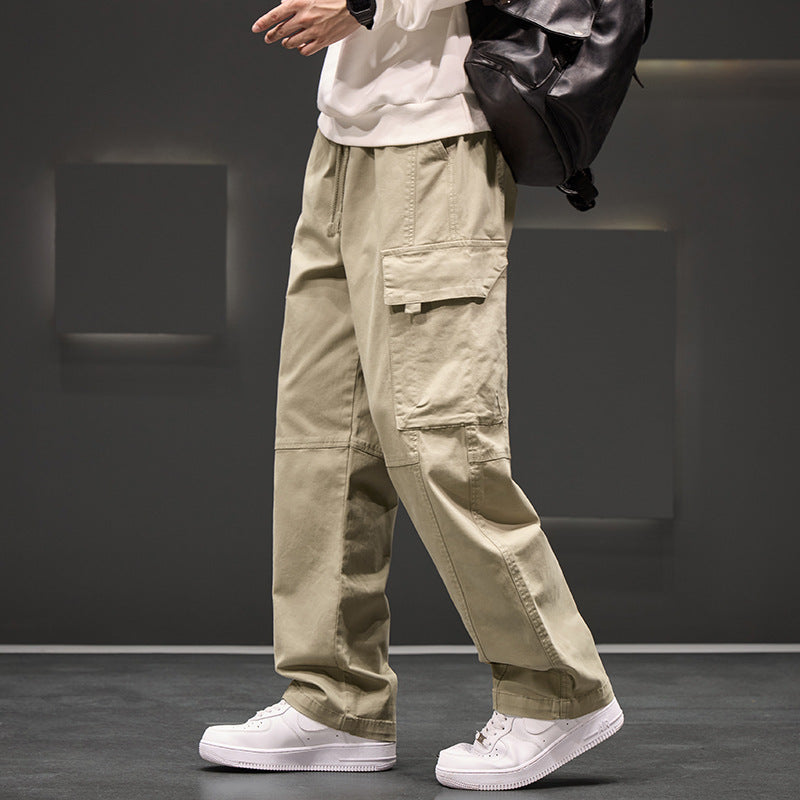 En automne et en hiver, les pantalons de fret surdimensionnés