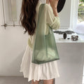 Mode de style coréen Grande capacité Transparent Jelly Bag