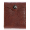 Portefeuille pour hommes PU cuir bifold Purse mince RFID boîtiers de carte de blocage W/ 2 ID fenêtre C