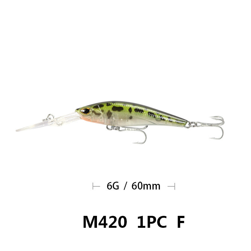 Lua Bait Fishing Minnow 6g 9cm Long-Tongue Plate Scuba Minnow Lua Bait