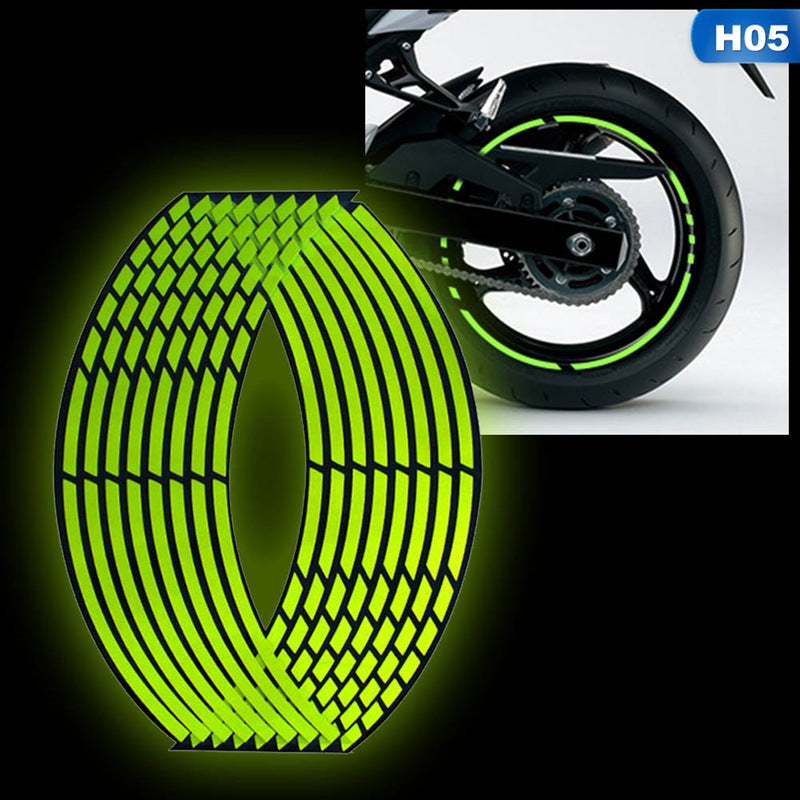 Sticker de roue de moto créatif et polyvalent
