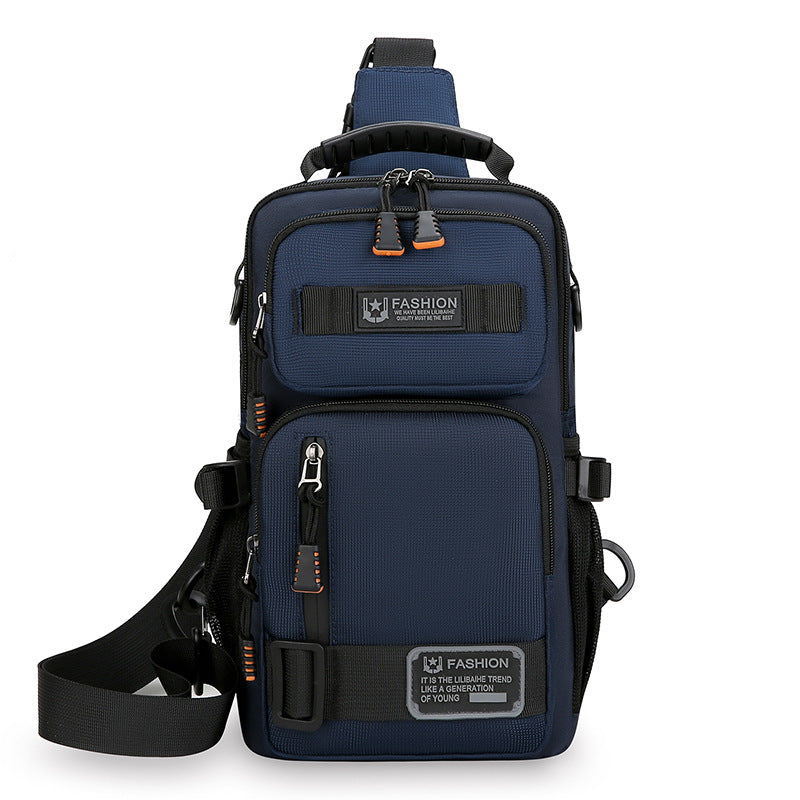 Sac de poitrine pour hommes Grande capacité personnalisée Trendy Portable Epaule