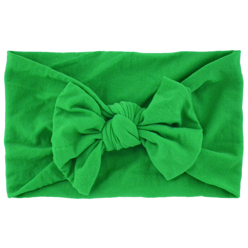 Bandes de tête Super Stretchy Soft Knot avec arcs de cheveux Tête Wrap Accessoires de cheveux pour nouveau-né B