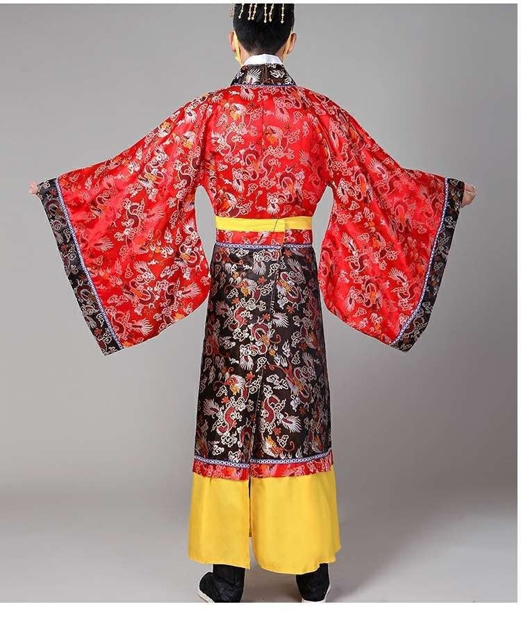 Costume antique de l'empereur de la dynastie Tang