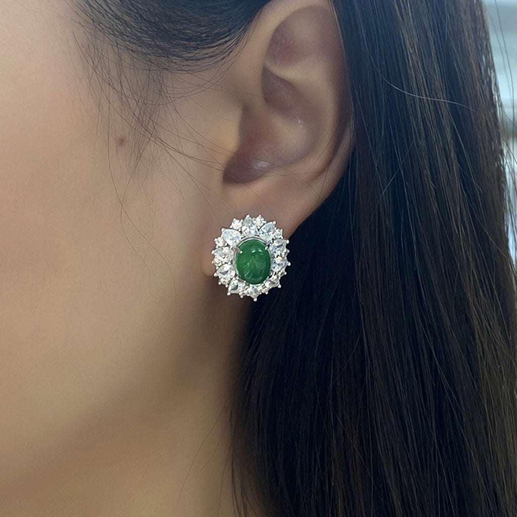 S925 Boucles d'oreilles en acier inoxydable