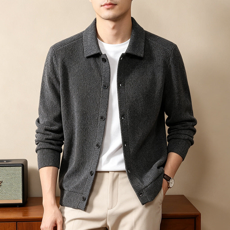 Chandail à manches longues pour hommes PrintempsÉté Chauffe-pel à la mode Style