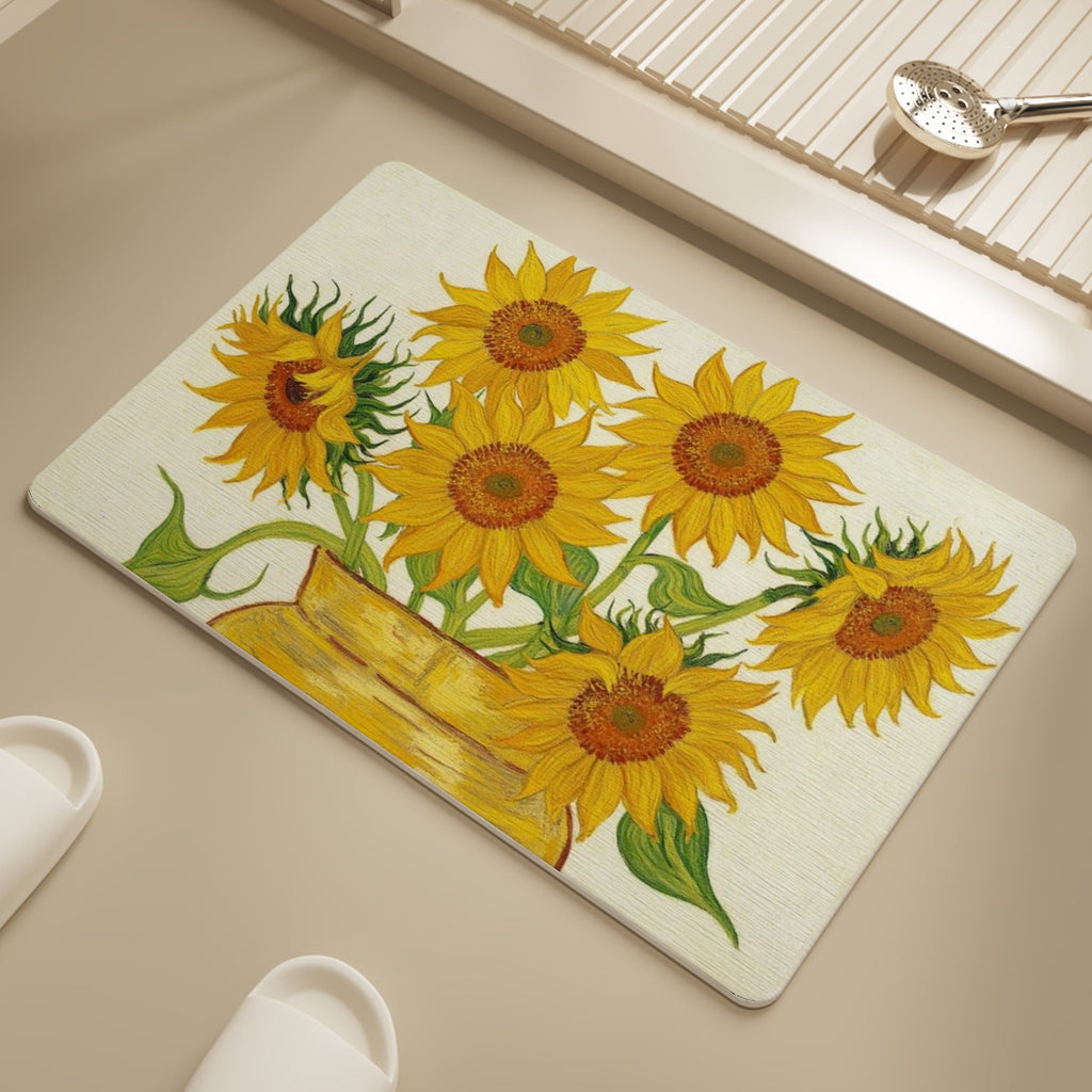 Tapis de sol de terre diatomées antidérapant à séchage rapide