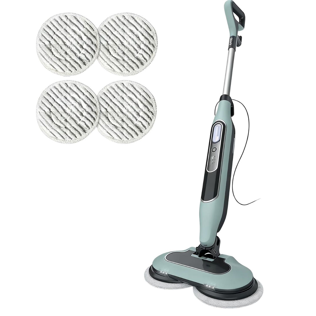 Mop de vapeur de sol dur double tête