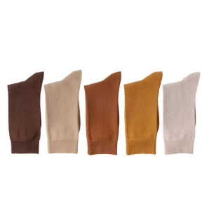Mi-calf printemps et automne pur coton hommes d'affaires chaussettes