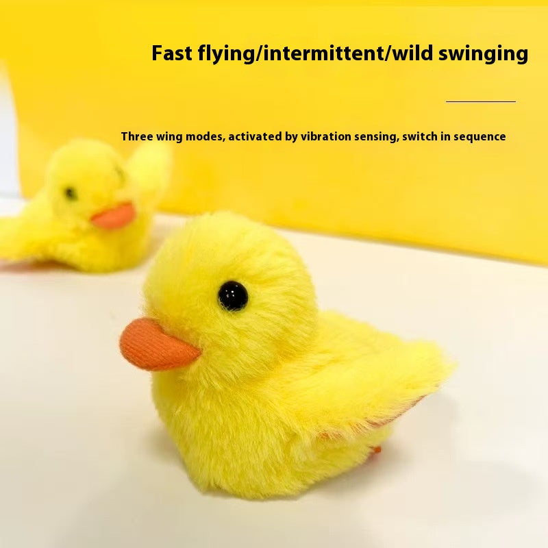 Flûte de gravité Petit gros chat auto-salonnage Jouet Stuffy Simulation Bird