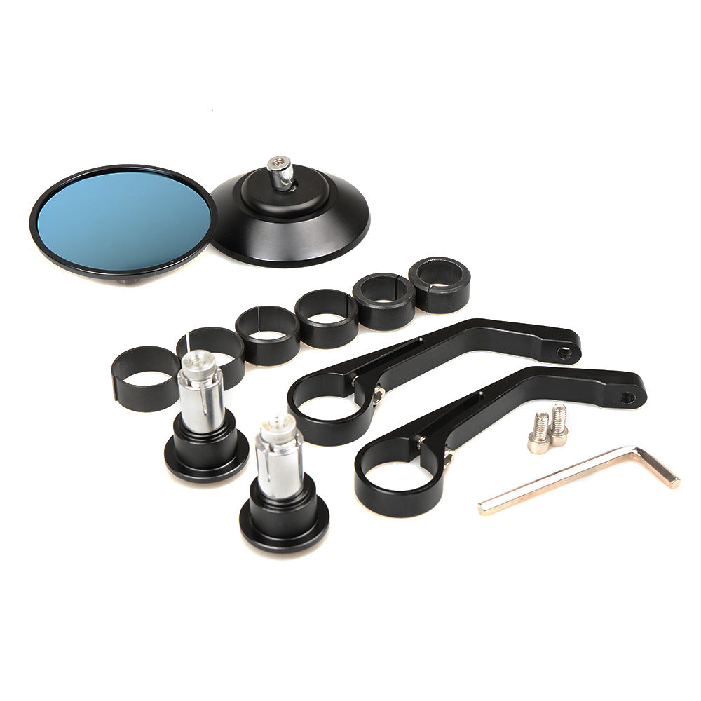 Poignée Miroir Réflecteur Sports Car Rearvie CNC Tous aluminium