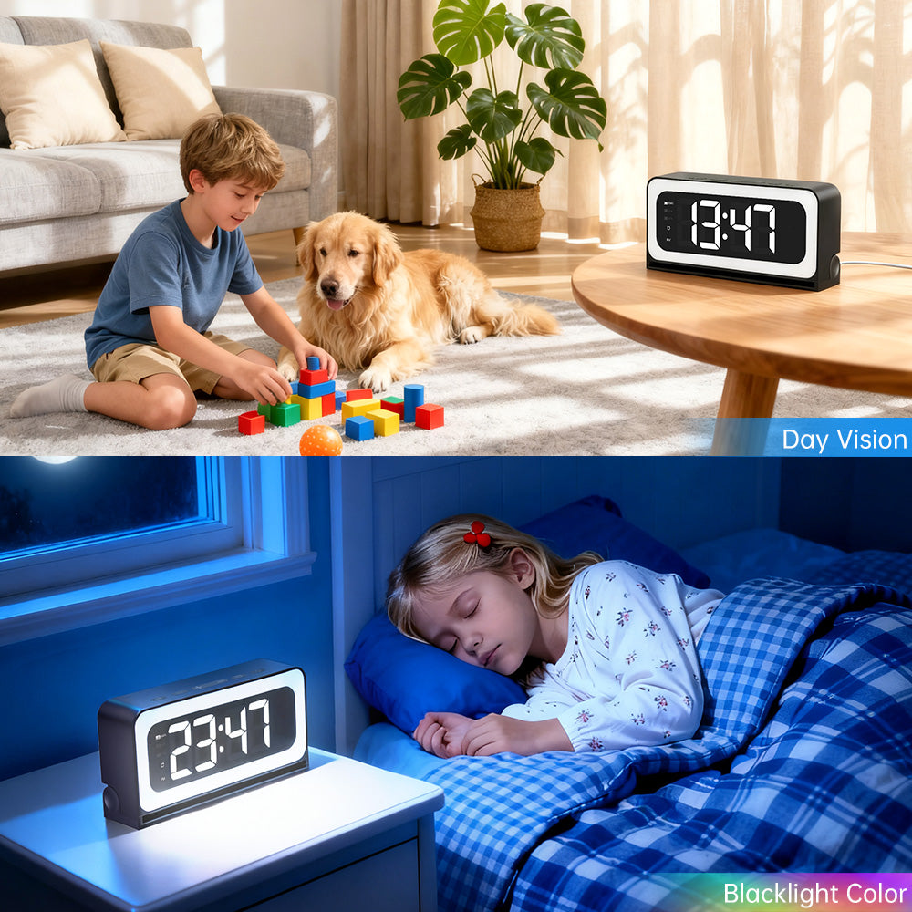 3MP noir couleur sans fil Wifi réveil caméra enregistrement vidéo