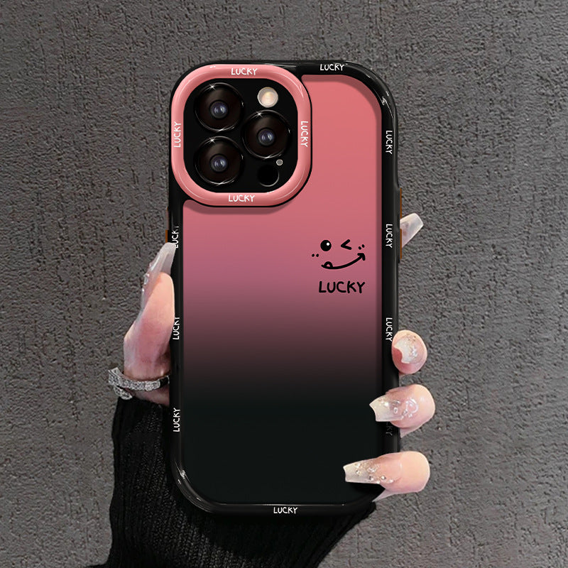Acrylique Fine Trou Étui de téléphone tout compris résistant à la chute