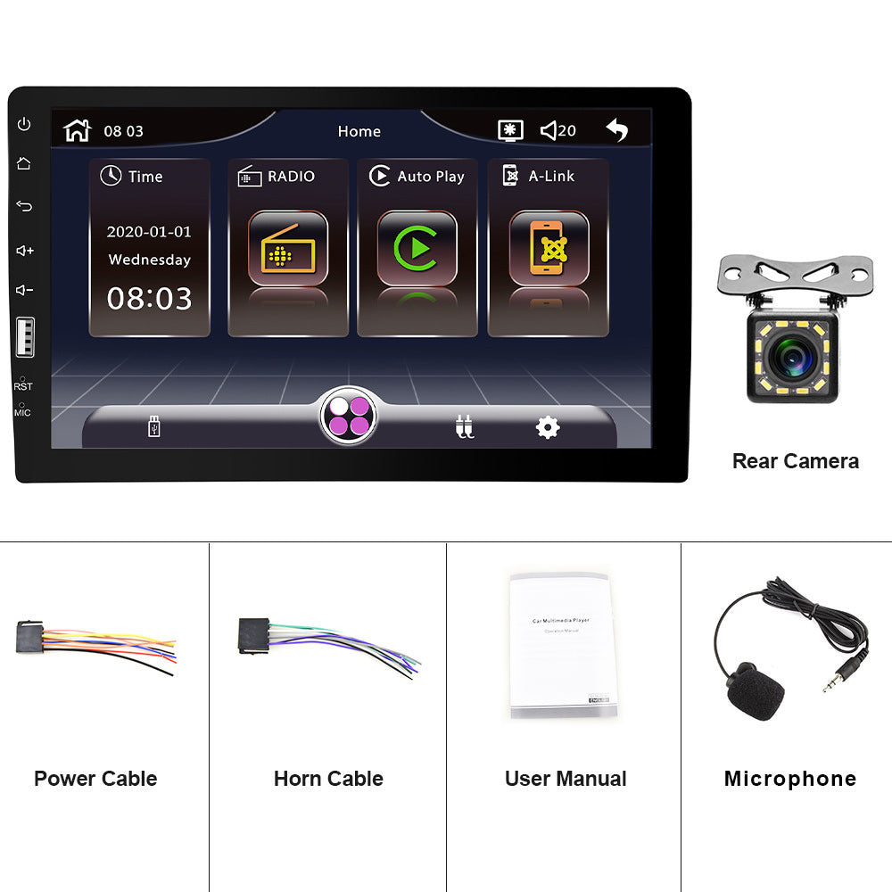 9-inch Single-DIN CarPlay MP5 Player for Cars
