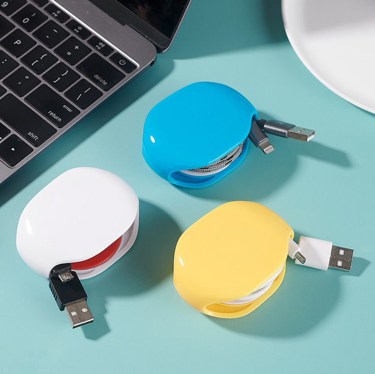 Automatic Retracting Data Charging Cable Storage Box